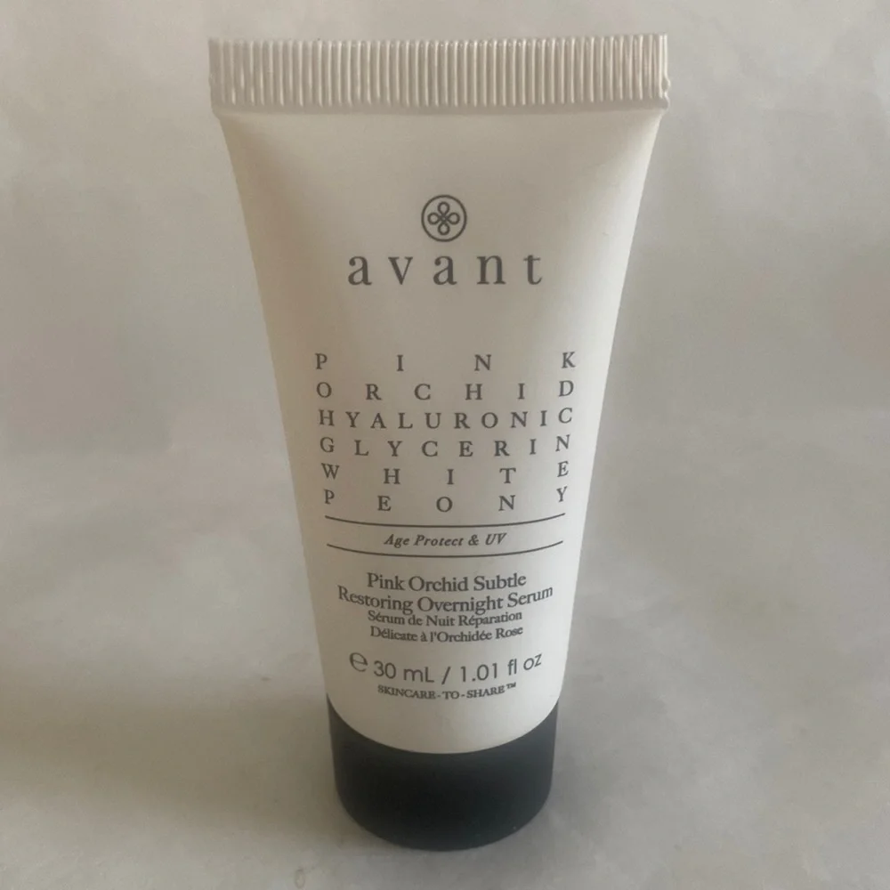 AVANT Pink Orchid Hyaluronic Glycerin Subtle Restoring Overnight Serum 1oz $117